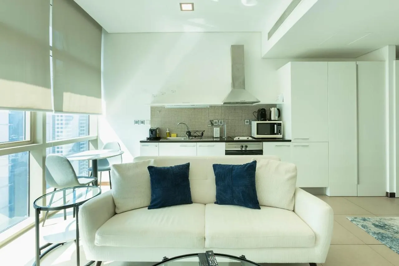Nasma Luxury Stays - White Haven Studio With Charming Cityscape Views Dubai Apartment